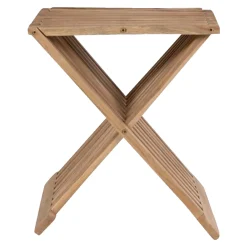SYROS FOLDEBAR SKAMMEL TEAK|Outrium Clearance