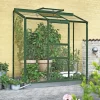 VÆGDRIVHUS 3 MM DELT GLAS GRØN 1,3 M2|Outrium Online
