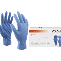 150.17 HANDSKE 10XL BLÅ 100 STK|OX-ON Online