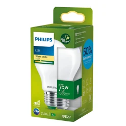 A60 UE LED PÆRE STANDARD E27 5W|Philips Hot