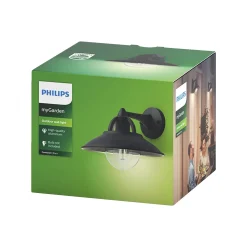 CORMORANT UDENDØRS VÆGLAMPE SORT 42W|Philips Online