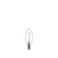 KLAR LED PÆRE KERTE E14 1W|Philips Sale
