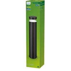 LAVEN UDENDØRS VÆGLAMPE SORT 51,5 CM|Philips Outlet