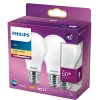 2-PAK LED PÆRE STANDARD E27 7W|Philips Clearance