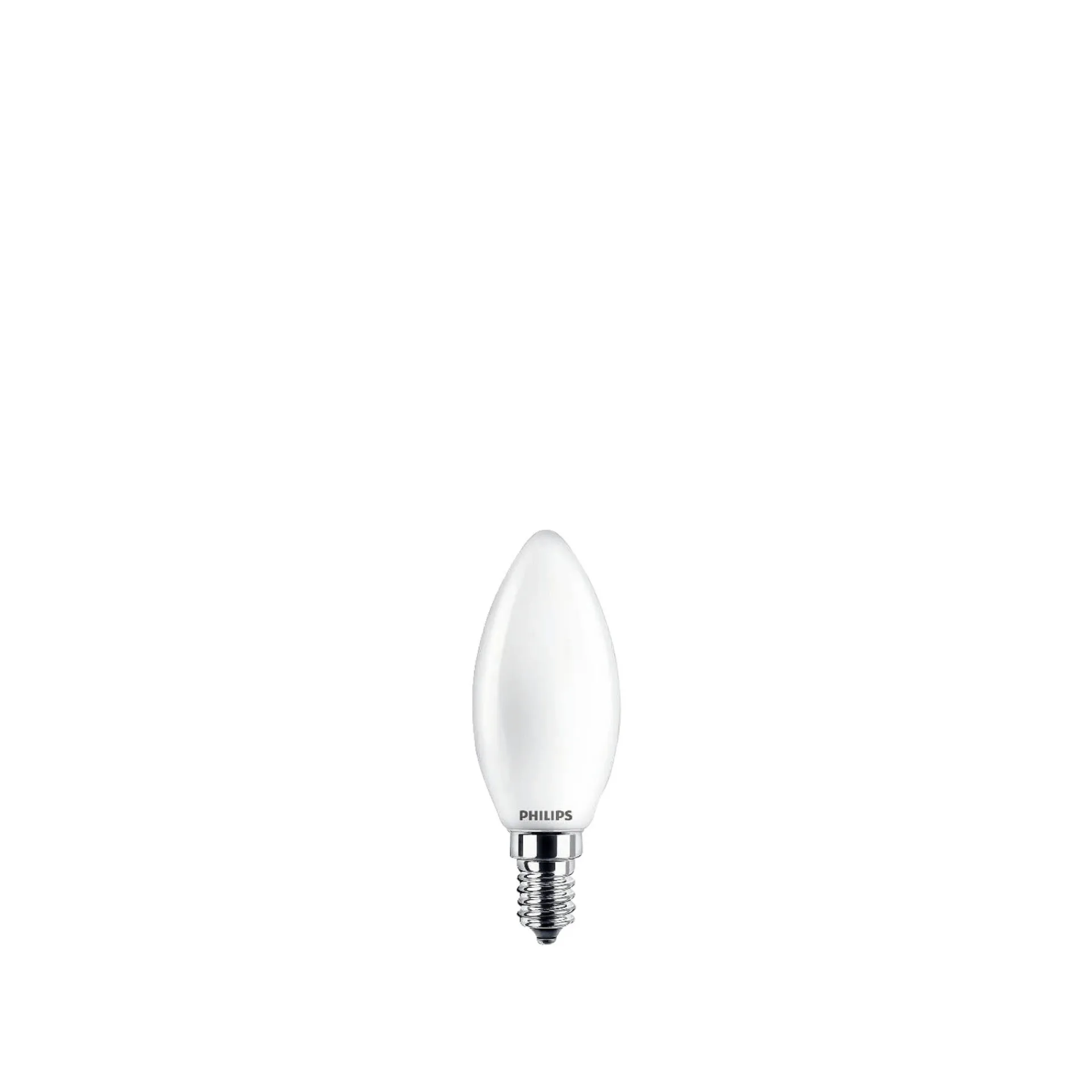 2-PAK MAT LED PÆRE KERTE E14 2W|Philips Best