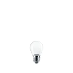2-PAK MAT LED PÆRE KRONE E27 4W|Philips Outlet