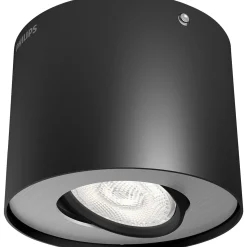 PHASE PÅBYGNINGSSPOT SORT INTEGRERET LED 5W|Philips Hot
