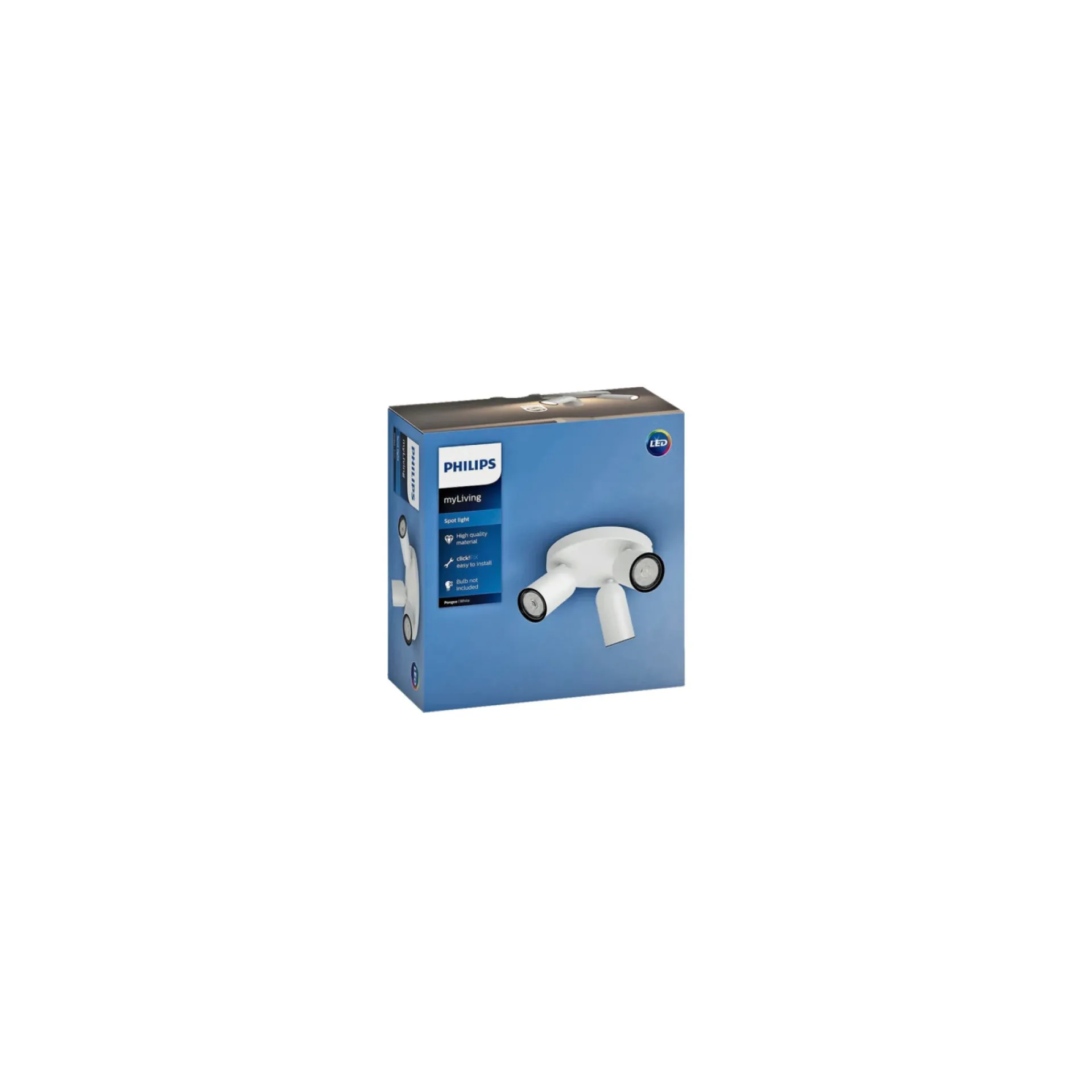 PONGEE SKINNESPOT HVID GU10 3X5,50W|Philips Clearance
