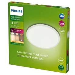 SUPERSLIM PLAFOND 15W HVID 25 CM|Philips Clearance