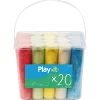 FARVEKRIDT - 20 STK. - 5 FARVER FARVEKRIDT|Play>it New