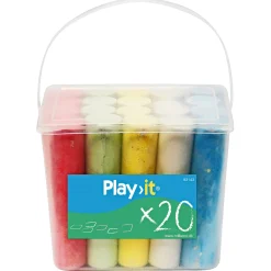 FARVEKRIDT - 20 STK. - 5 FARVER FARVEKRIDT|Play>it New