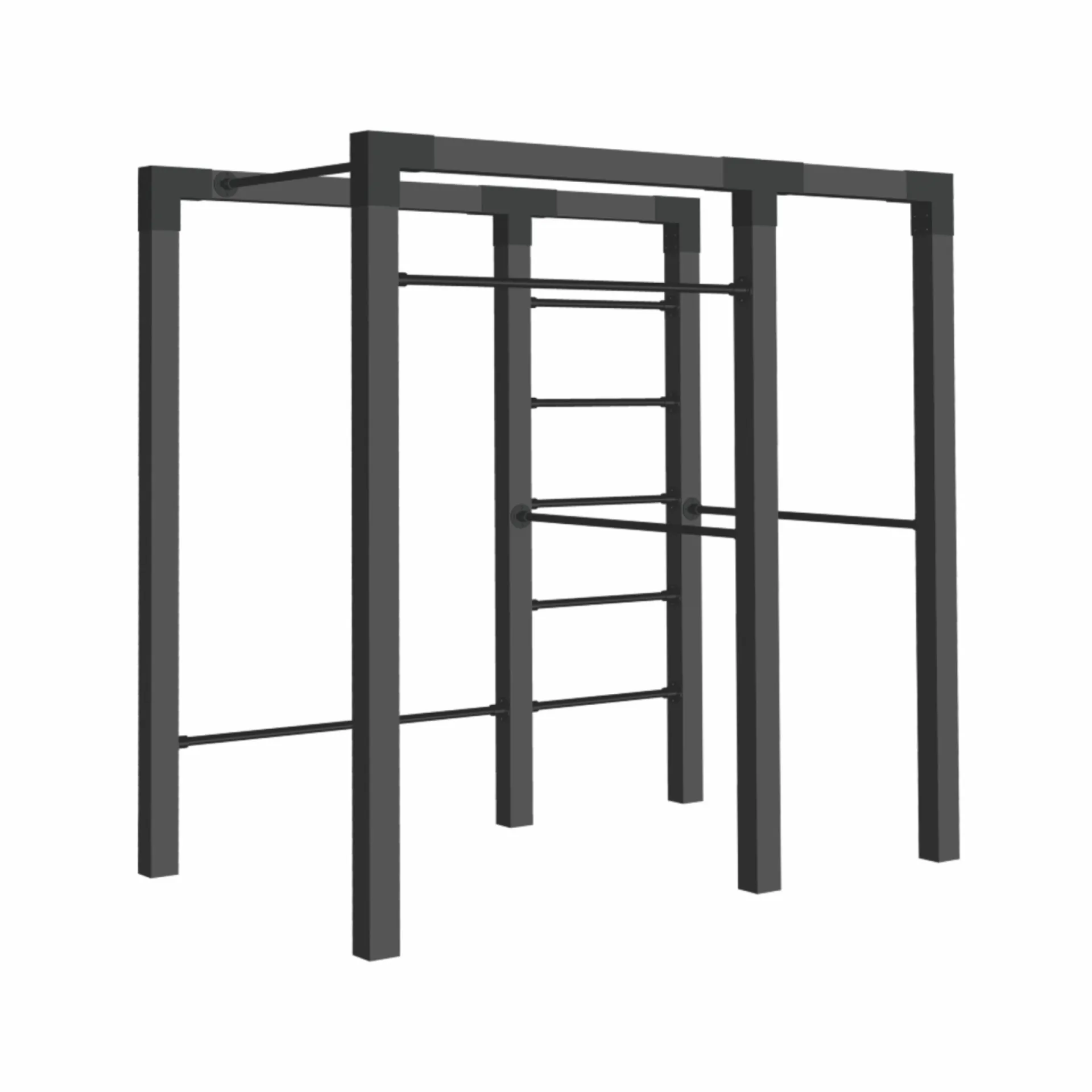 FITNESSSTATIV 220 X 138 X 210 CM SORT|Plus Online