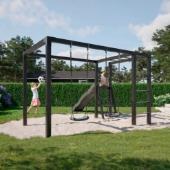 GYNGESTATIV 208 X 198 X 340 CM SORT|Plus Best