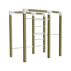 OUTDOOR FITNESSSTATIV 220 X 138 X 210 CM NATUR|Plus Hot