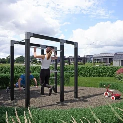 OUTDOOR FITNESSSTATIV 220 X 138 X 210 CM SORT|Plus Hot