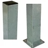 STÅLSTOLPE VARMGALVANISERET STÅL 8 X 8 X 132 CM|Plus Sale