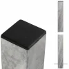 STÅLSTOLPE VARMGALVANISERET STÅL 8 X 8 X 238 CM|Plus New