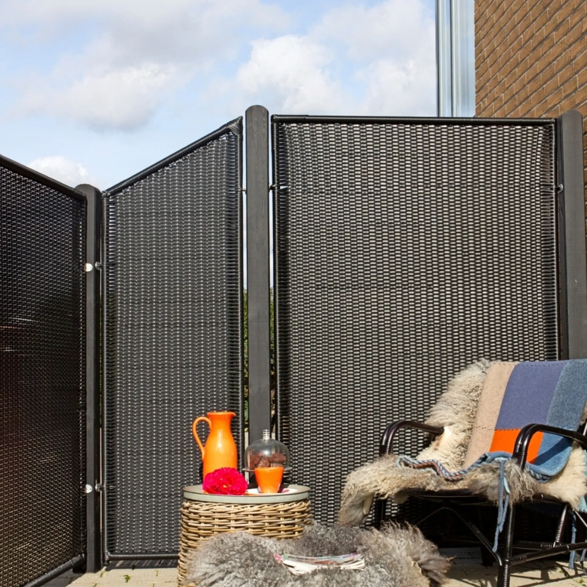 TREND SKRÅELEMENT KUNSTOFHEGN POLYRATTAN 55 X 170 CM|Plus Outlet
