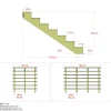 4 TRIN TERRASSETRAPPE 1800 X 550 MM|Plus Online