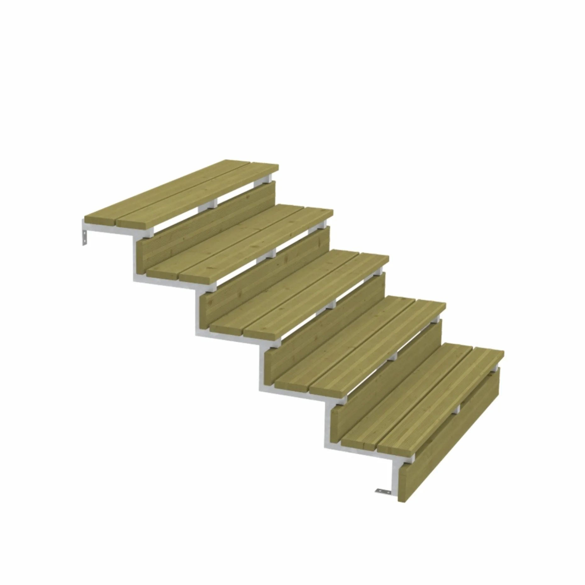 2 TRIN TERRASSETRAPPE 1800 X 370 MM|Plus New