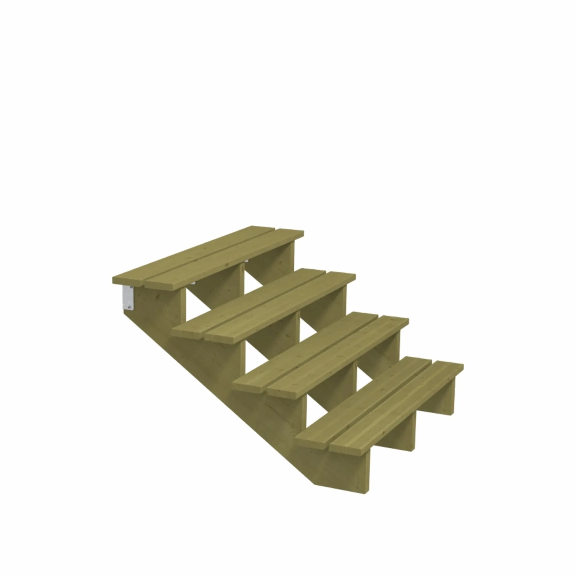 4 TRIN TERRASSETRAPPE 1200 X 710 MM|Plus New