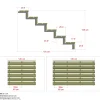 PLUS 6 TRIN TERRASSETRAPPE 1800 X 1050 MM