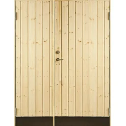VIBO UDHUSDØRE DOBBELT UDHUSDØR 105 X 1278 X 1978 MM HØJRE|Plus Outlet