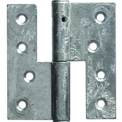 VINDUES- OG DØRHÆNGSEL 85X33 MM HØJRE VARMFORZINKET 1 STK|PN beslag Online