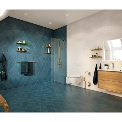 STYLE HÅNDKLÆDESTANG BØRSTET MESSING 81 CM|Pressalit Outlet