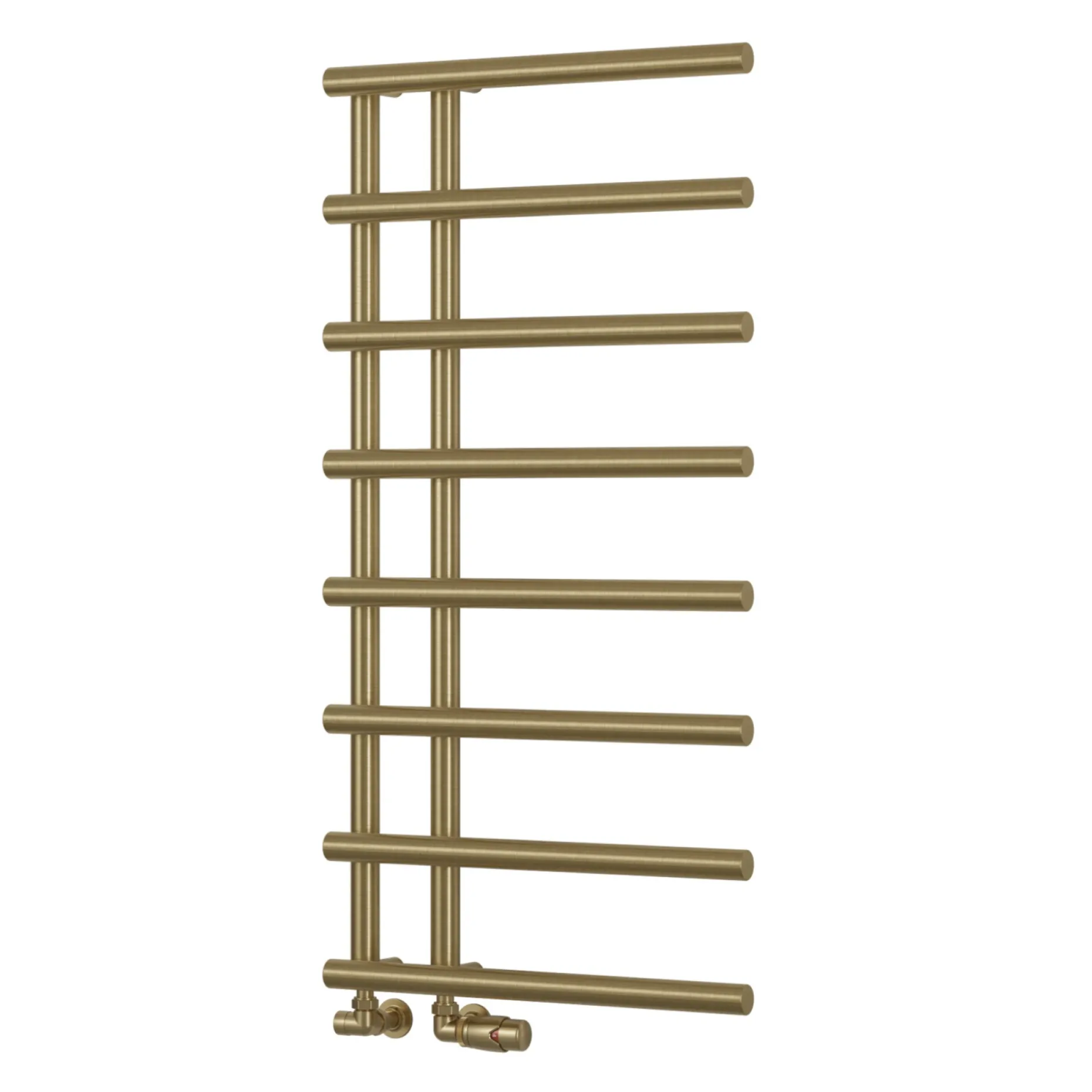 MATERA MATERA HÅNDKLÆDETØRRER, CENTRAL- OG FJERNVARME MESSING 500X1412MM|Prestige New