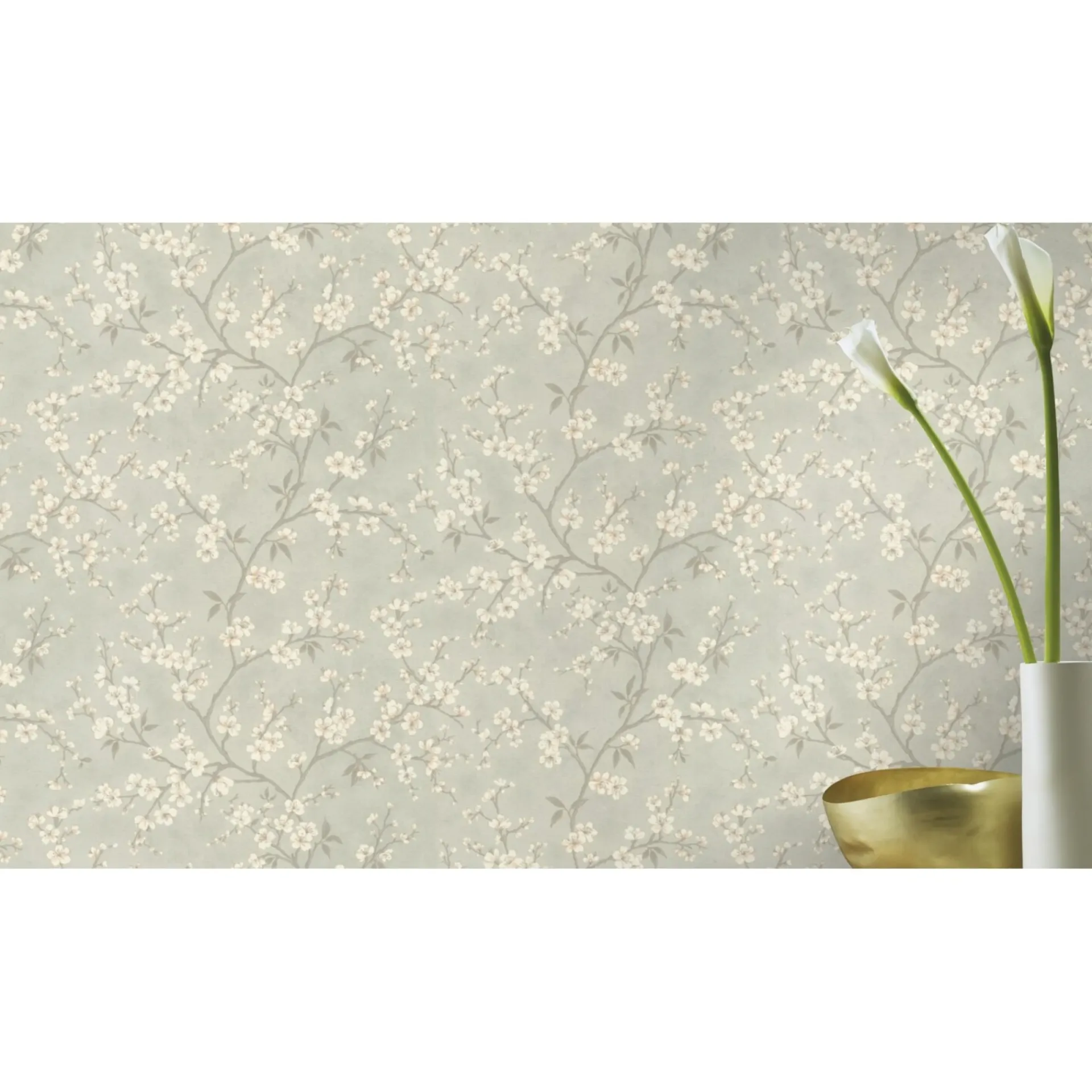 STUDIO 2027 RANKER OG BLOMSTER TAPET 0,53X10 M|Rasch Clearance