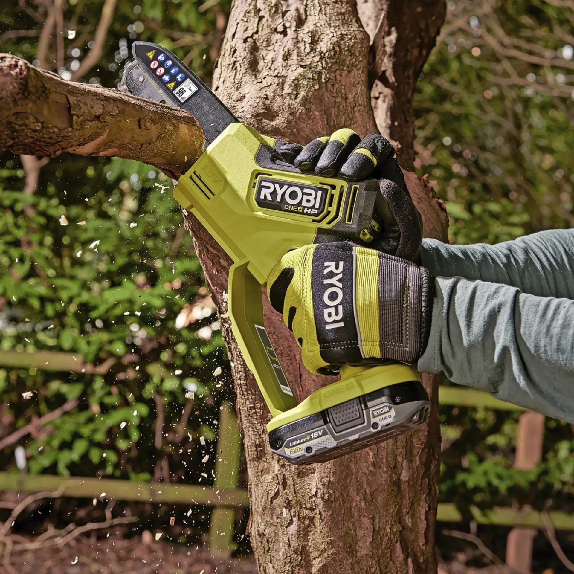 GRENSAV AKKU 15 CM UDEN BATTERI OG LADER|Ryobi Clearance