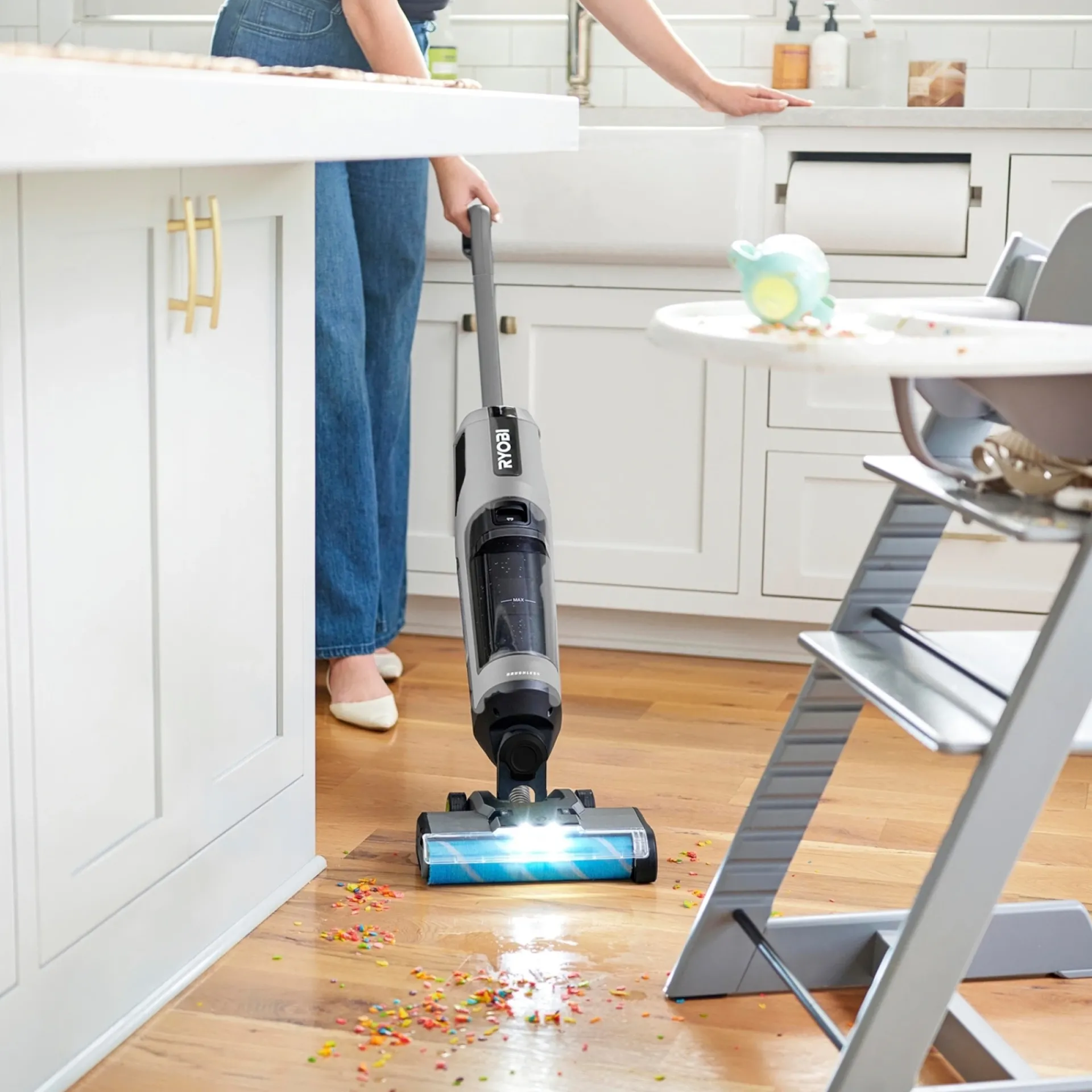 ONE+ RHFC18BL-0 3-I-1 GULVVASKER|Ryobi Discount