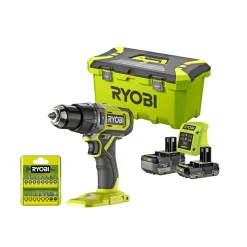 SLAGBOREMASKINE AKKU MED BATTERI OG LADER|Ryobi