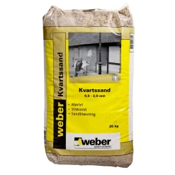 OVNTØRRET SAND 20 KG 0,3-1 MM|Saint-Gobain Weber Best