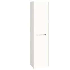 MULTO HØJSKAB VENSTREHÆNGSLET HVID HØJGLANS 40 X 175 CM|Scanbad Outlet