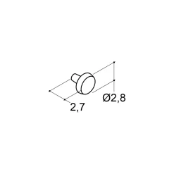 PLAY GREB BLANK KROM 2,8 CM|Scanbad Discount