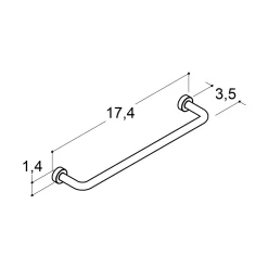 PLAY GREB POLERET MESSING 17,4 CM|Scanbad Sale
