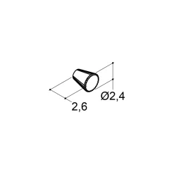 PLAY GREB POLERET MESSING 2,4 CM|Scanbad Clearance