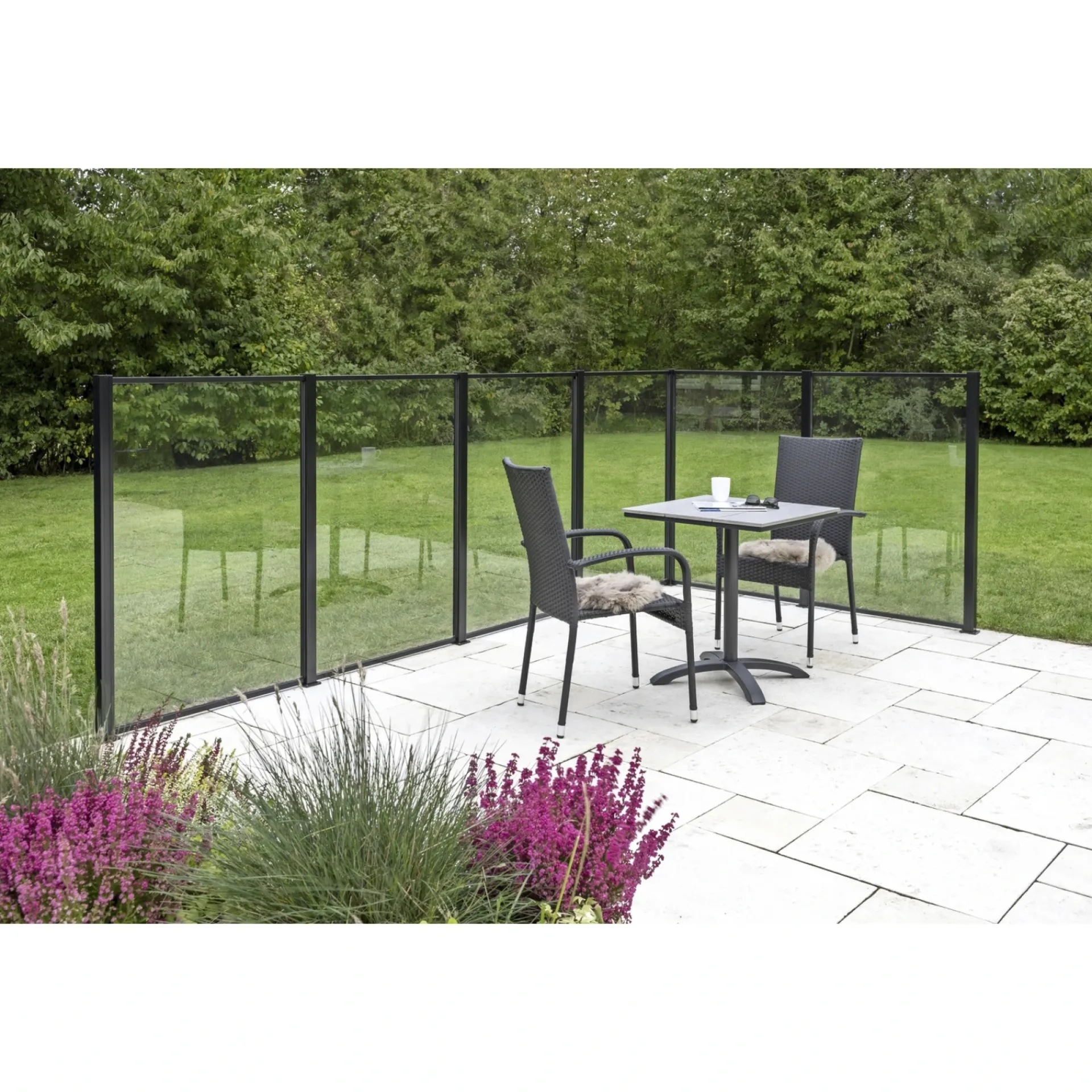SYSTEMHEGN HEGNSMODUL KLAR GLAS 86.50 X 122 X 0.60 X 0.60 CM|Skagen New