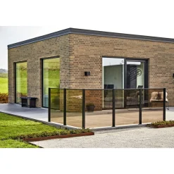 SYSTEMHEGN HEGNSMODUL RØGFARVET GLAS 86.80 X 92 X 0.60 X 0.60 CM|Skagen Hot