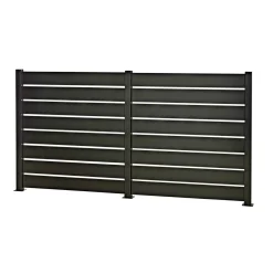 SYSTEMHEGN PANEL SORT ALUMINIUM 0.60 X 92 X 86 CM|Skagen Discount