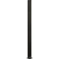SYSTEMHEGN STOLPE SORT ALUMINIUM 5 X 95 X 5 X 5 CM|Skagen