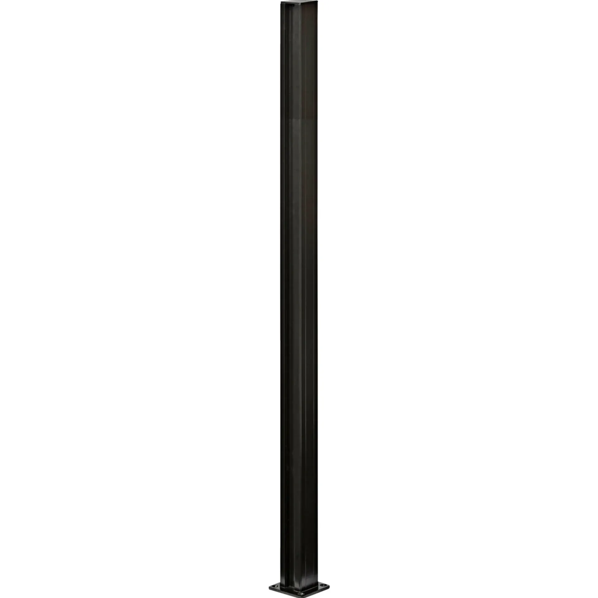 SYSTEMHEGN STOLPE SORT ALUMINIUM 5 X 95 X 5 X 5 CM|Skagen
