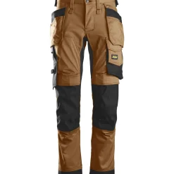 ALLROUNDWORK 6241 ARBEJDSBUKS 48 BRUN/SORT|Snickers Workwear New