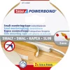 POWERBOND SLIM DOBBELTKLÆBENDE TAPE 5 M X 9 MM HVID|Tesa New