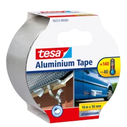 PROFESSIONAL ALUMINIUM BYGGETAPE 10 M X 50 MM ALUMINIUMSGRÅ|Tesa Outlet