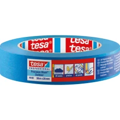 PROFESSIONAL OUTDOOR 4440 AFDÆKNINGSTAPE 50 M X 25 MM BLÅ|Tesa Discount