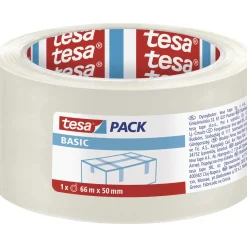 PACK® BASIC EMBALLAGETAPE 66 M X 50 MM TRANSPARENT|Tesa Best