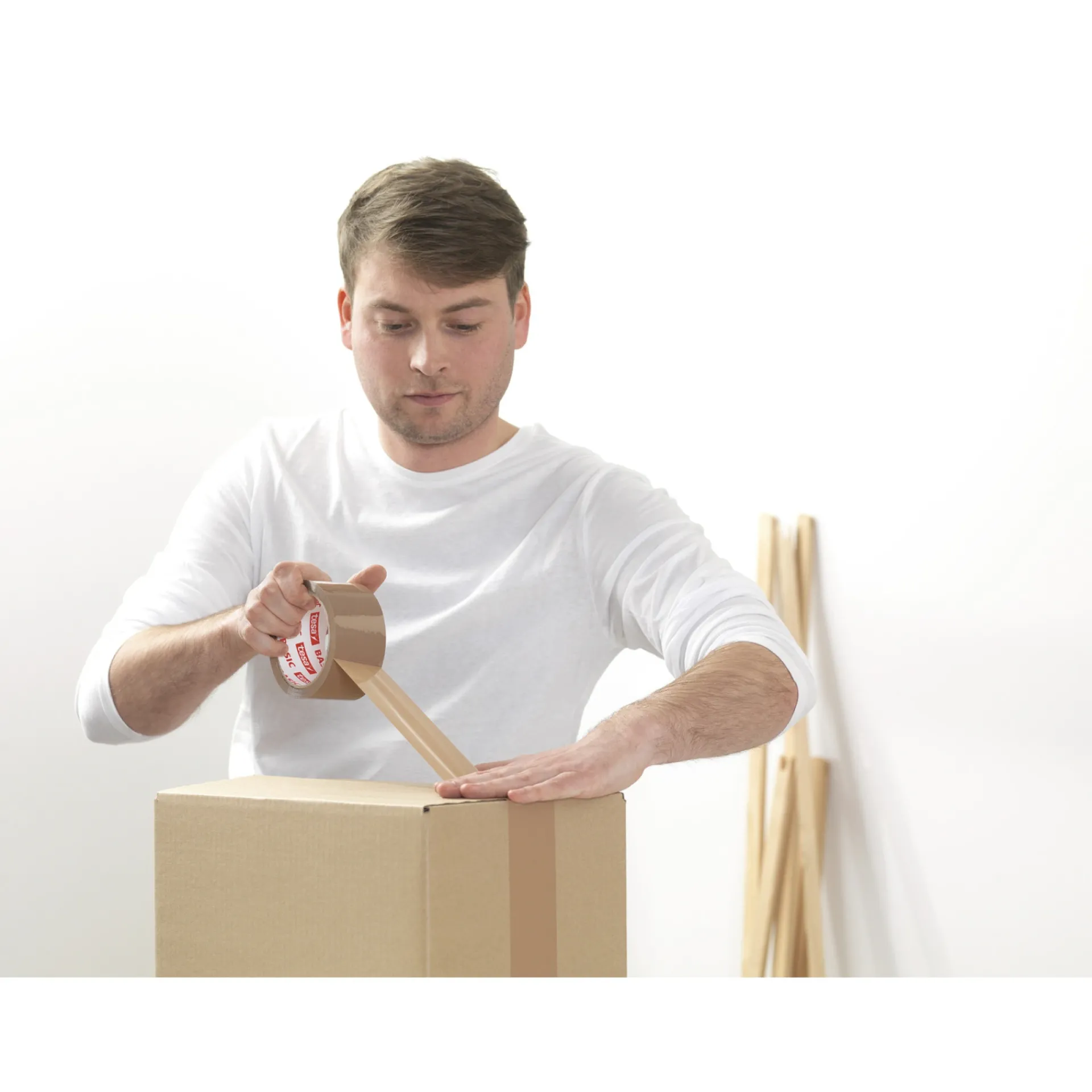 PACK® BASIC EMBALLAGETAPE 66 M X 50 MM BRUN|Tesa